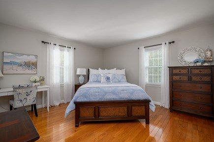 Osterville Cape Cod vacation rental - 2nd downstairs bedroom with Queen bed and desk