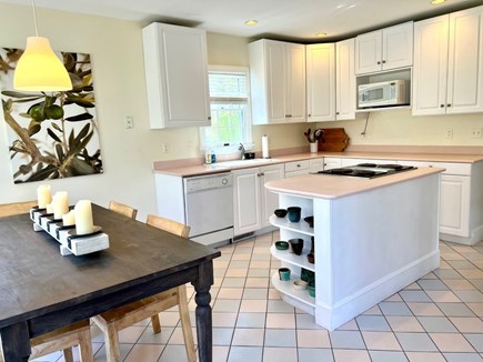 Brewster Cape Cod vacation rental - The eat in kitchen.