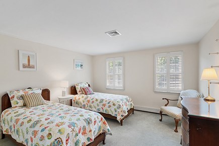 Chatham House Cape Cod vacation rental - 2nd-floor bedroom with two twin beds for a restful slumber