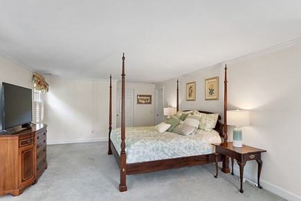 Chatham House Cape Cod vacation rental - Opulent escape: 2nd-floor master suite with regal 4-post king bed