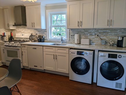 West Dennis Cape Cod vacation rental - Renovated kitchen with dishwasher, washer/ dryer