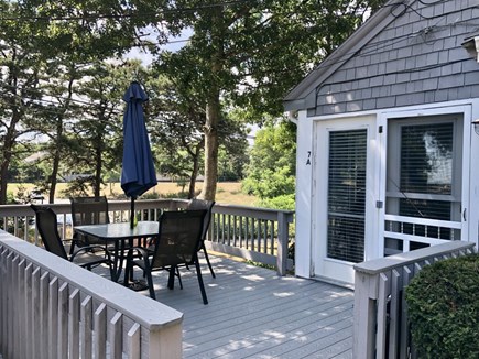 Hyannis Cape Cod vacation rental - Private deck for relaxing after a day at the beach