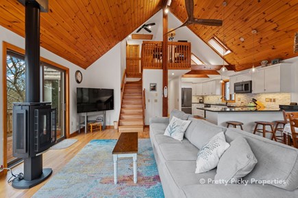 Orleans Cape Cod vacation rental - Vaulted ceilings make the common area seem even bigger than it is