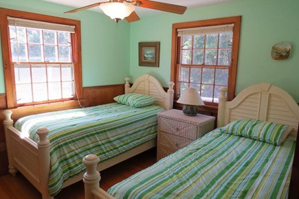 Orleans, Nauset Heights Cape Cod vacation rental - Bedroom 1 southwest - 2 Twin beds