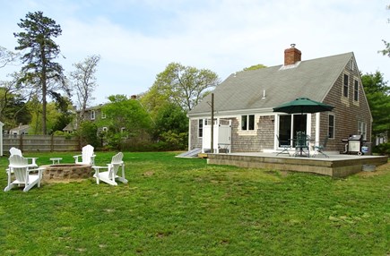 Chatham Cape Cod vacation rental - Relax by the fire pit in Adirondack chairs