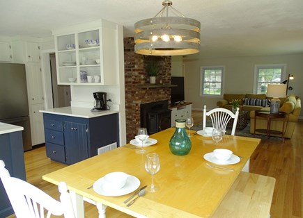 Chatham Cape Cod vacation rental - Open living space, newly refinished wood floors