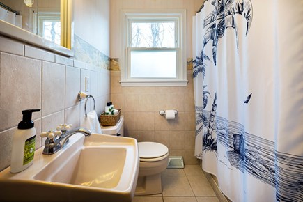 Cotuit Cape Cod vacation rental - Our downstairs bath.
