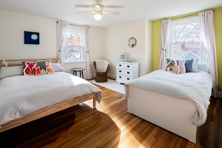Cotuit Cape Cod vacation rental - A second upstairs bedroom with double, twin & trundle beds.
