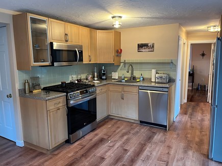 Harwich Port Cape Cod vacation rental - Kitchen/dining area with all new stainless steel appliances!