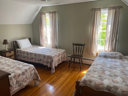 West Yarmouth Cape Cod vacation rental - upstairs bedroom with 3 twins