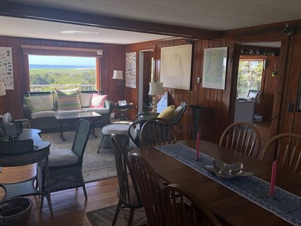 East Orleans Cape Cod vacation rental - dining area looking into living area
