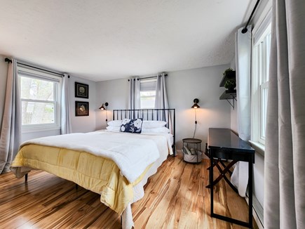 Dennisport Cape Cod vacation rental - Main bedroom with king-sized bed.