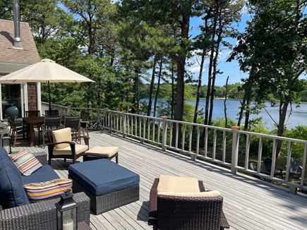 Orleans Cape Cod vacation rental - Huge deck for the whole group to enjoy the view