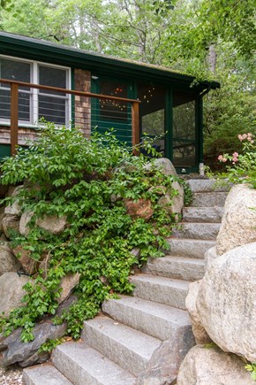 Wellfleet Cape Cod vacation rental - Stairs leading up to the house