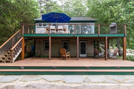 Wellfleet Cape Cod vacation rental - There is an enclosed shower on the deck. Not pictured here.