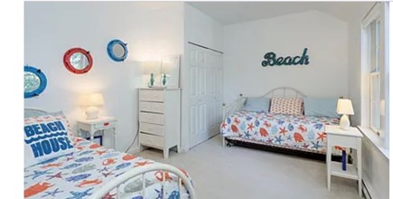 North Falmouth Cape Cod vacation rental - Bedroom 4 2 twin beds
