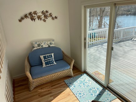 North Falmouth Cape Cod vacation rental - Deck slider