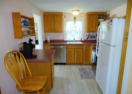 Eastham Cape Cod vacation rental - Kitchen with new stainless-steel appliances 