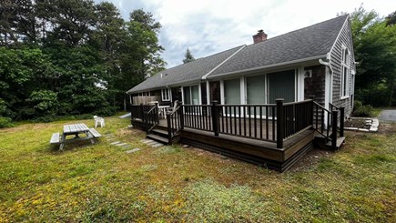 Brewster Cape Cod vacation rental - Back of house/deck