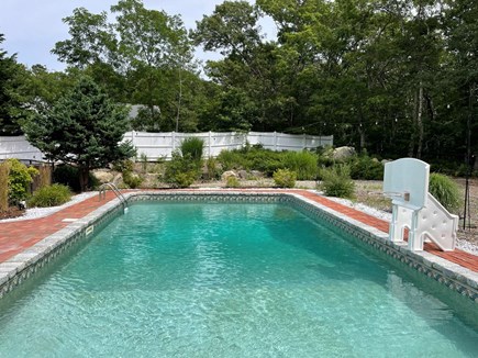 Yarmouth Port Cape Cod vacation rental - Large, private in ground pool fenced in separately from back yard