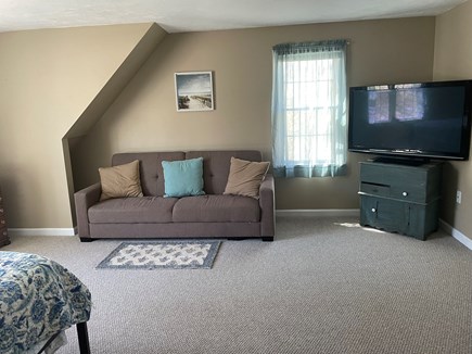 Yarmouth Port Cape Cod vacation rental - Bedroom # 4 click-clack couch flattens out for extra sleeping