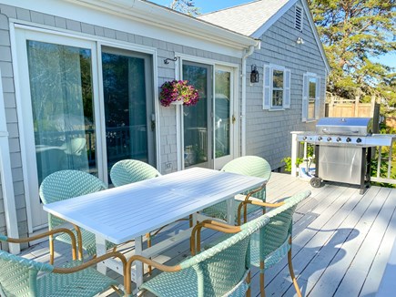 Chatham Cape Cod vacation rental - Deck with table and gas grill to enjoy!