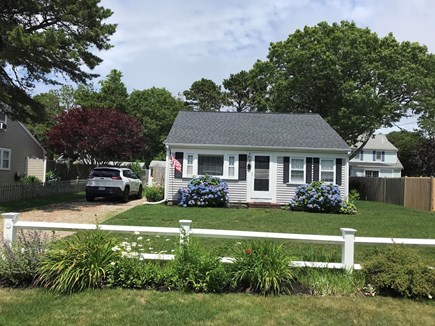 West Yarmouth Cape Cod vacation rental - Front of house and driveway that fits three cars