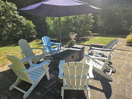 Centerville Cape Cod vacation rental - Outdoor Sitting Area With Firepit
