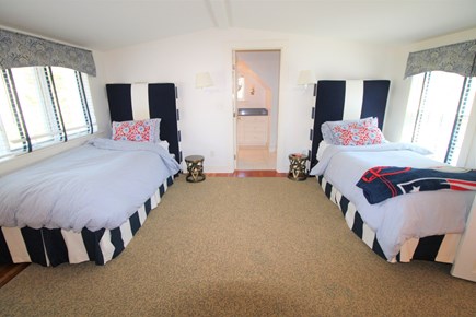 Osterville Cape Cod vacation rental - Twin bedroom with sitting area and ensuite bath