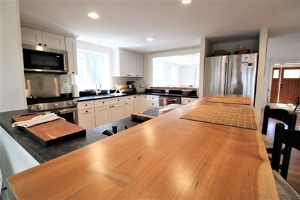 Wellfleet Cape Cod vacation rental - kitchen with counter seating