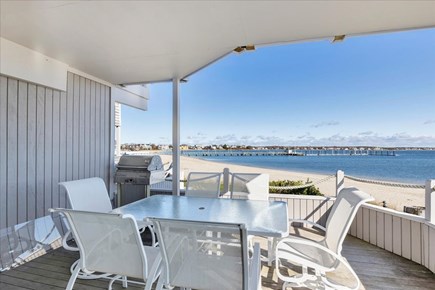 Hyannis Cape Cod vacation rental - Private deck with gas bbq, table and chairs