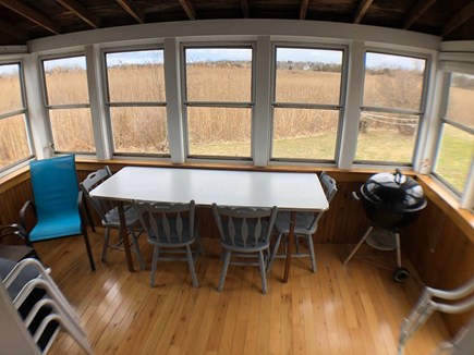 4 Knowles Way, Orleans Cape Cod vacation rental - 3 season screened in porch/dining space