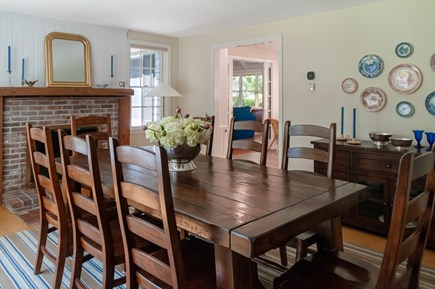 Osterville Cape Cod vacation rental - Dining room off of kitchen with seating for 8