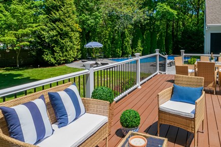 Osterville Cape Cod vacation rental - Large deck