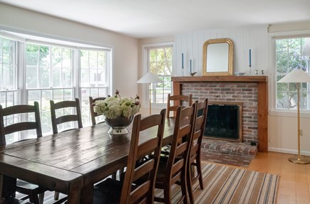 Osterville Cape Cod vacation rental - Bright dining room with seating for 8