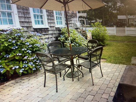 South Yarmouth Cape Cod vacation rental - Outside patio dining
