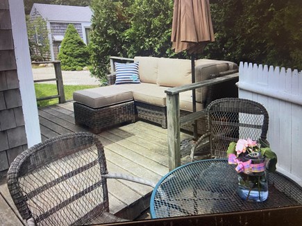 South Yarmouth Cape Cod vacation rental - Deck and coach