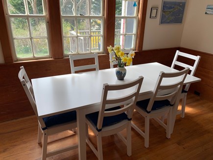 Wellfleet Cape Cod vacation rental - Dining area with view