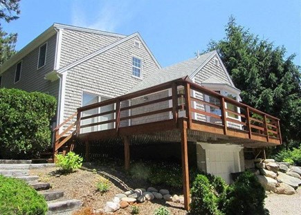 Chatham Cape Cod vacation rental - large back deck