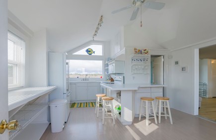 Sagamore Beach Cape Cod vacation rental - Entry into the home to the kitchen.