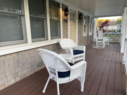 East Falmouth Cape Cod vacation rental - Enjoy Morning Coffee on the Large Front Porch
