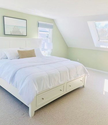 East Falmouth Cape Cod vacation rental - Well Lit King Size Bedroom