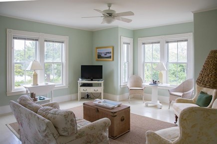 Osterville Cape Cod vacation rental - Living room with water views