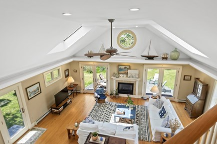 Orleans Cape Cod vacation rental - Looking down from the loft.
