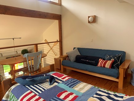 Orleans Cape Cod vacation rental - Loft living...sleeping, lounging and workspace.