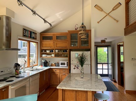 Orleans Cape Cod vacation rental - Contemporary kitchen designed for casual, easy entertaining.