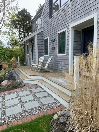Orleans Cape Cod vacation rental - Relax on front deck...lots of quiet spots outside to enjoy.