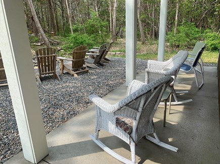 Orleans Cape Cod vacation rental - Covered porch perfect for enjoying morning brew or evening fire
