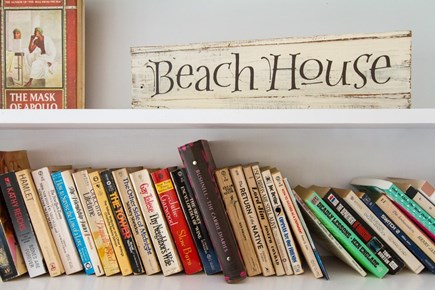 Centerville Cape Cod vacation rental - Bookshelf