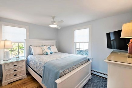 New Seabury Cape Cod vacation rental - Bedroom with comfortable queen, luxury linens and closet